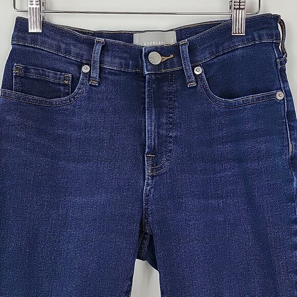 Everlane Ankle Cropped Mid-Rise Blue Denim Jeans 27 - Picture 4 of 12